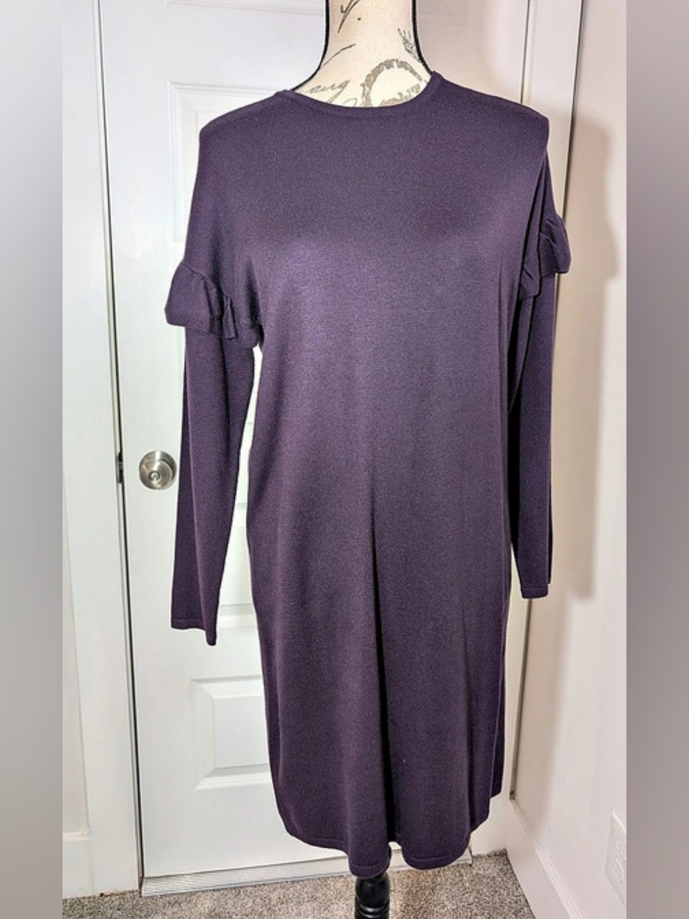 Philosophy Purple Midi Dress Size Small